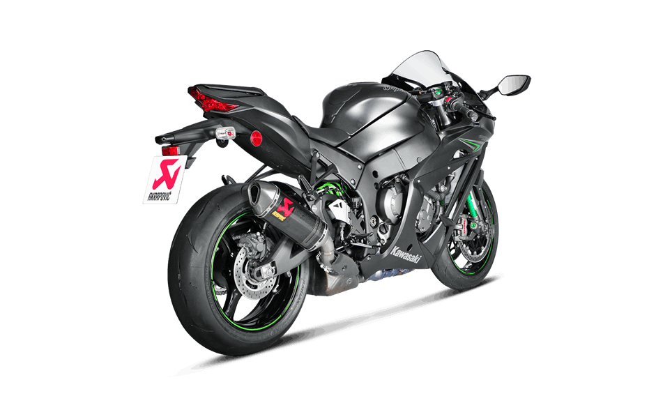 Akrapovic Slip-on Line Carbon Einddemper met E-keur Kawasaki ZX-10 R / RR / SE 2016 - 2020